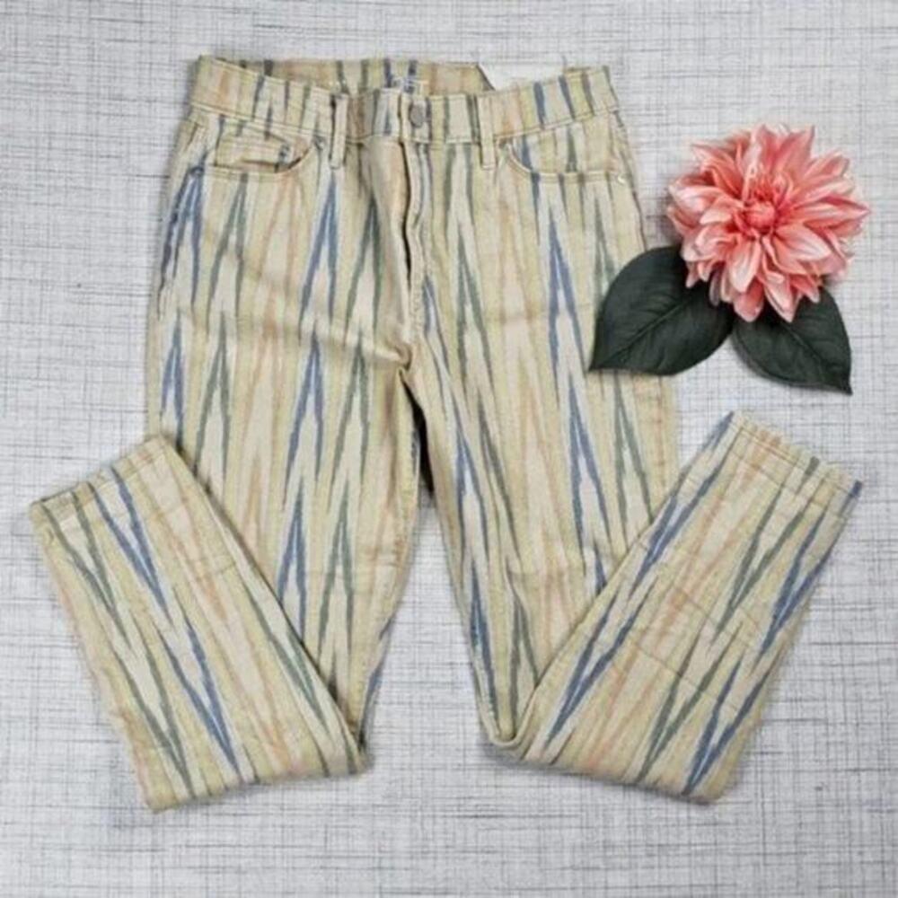 Ann Taylor LOFT Women's Modern High Waist Skinny Ankle Watercolor Pants Size 26